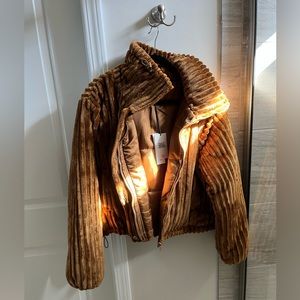 Urban Outfitters NWT Brown Puffer Coat